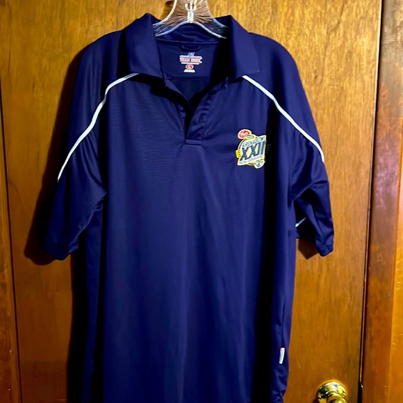 Russell Official Area Football Bowl  XX11 On Field  Coaches Polo - Picture 1 of 5